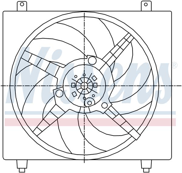Ventilatoren Nissens Ventilator Hyundai Matrix 1,5 D 01-