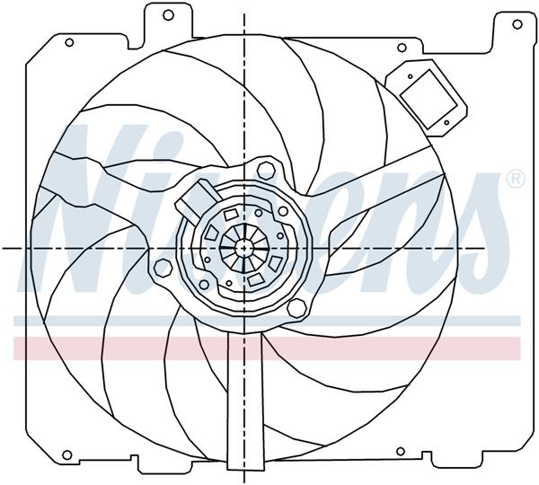 Ventilatoren Nissens Ventilator Alfa Romeo GTV -AC 97-