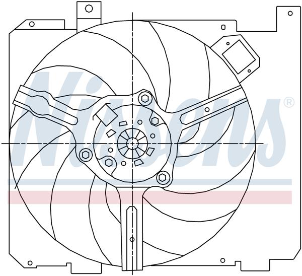 Ventilatoren Nissens Ventilator Alfa Romeo GTV +AC 97-00