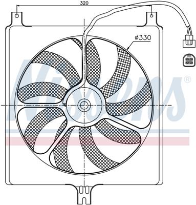Ventilatoren Nissens Ventilator Suzuki Ignis 03-