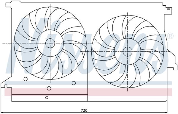 Ventilatoren Nissens Ventilator Saab 9-3 98-