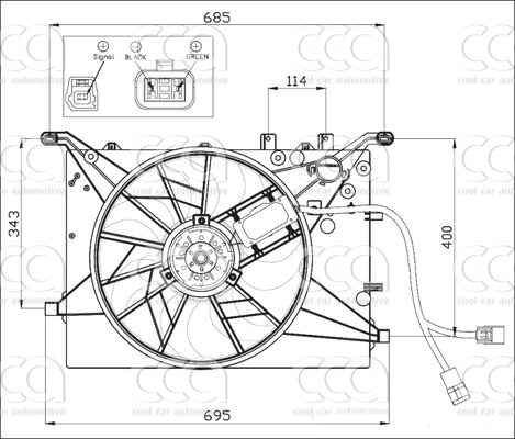 Ventilatoren Nissens Ventilator Volvo S80 98-