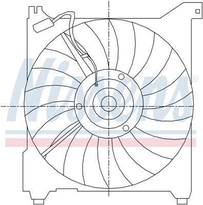 Ventilatoren Nissens Ventilator Hyundai Trajet 99-