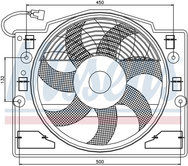 Ventilatoren Nissens Ventilator BMW 3 E46 98-