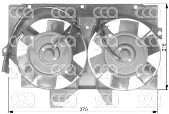 Ventilatoren Nissens Ventilator Ford Transit 2.5D 94-