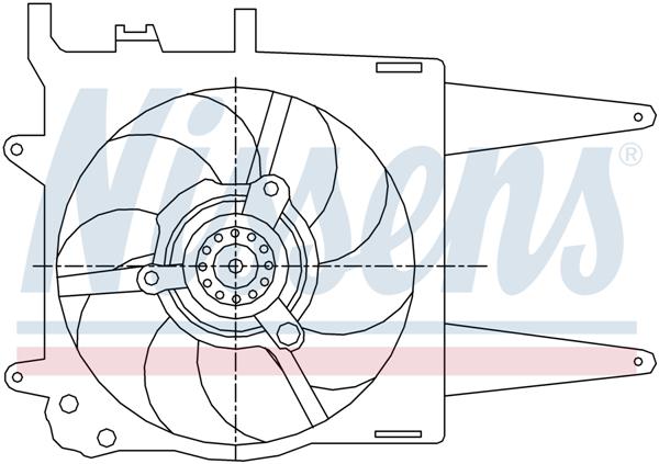 Ventilatoren Nissens Ventilator Fiat Strada 1.2 +AC 99-