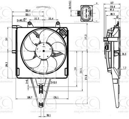 Ventilatoren Nissens Ventilator Fiat Palio 1.4-1.6 +AC 96-02