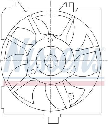 Ventilatoren Nissens Ventilator Chrysler Neon 94-