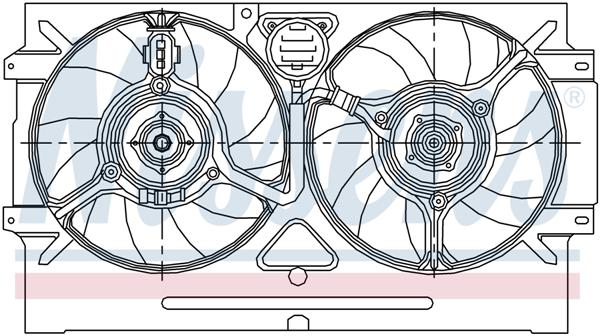 Ventilatoren Nissens Ventilator VW Polo Classic 96-