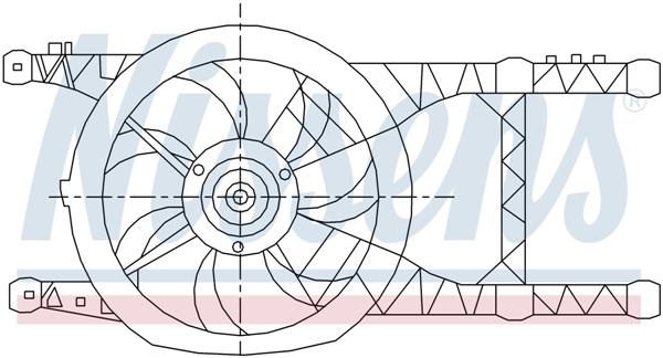 Ventilatoren Nissens Ventilator Renault Laguna 2.0 aut. -AC 9