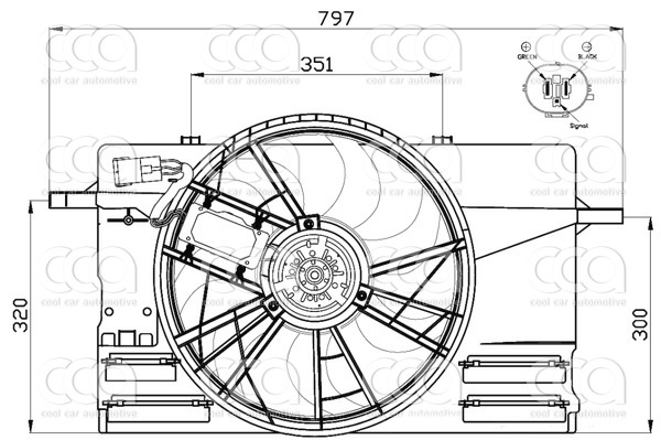 Ventilatoren Nissens Ventilator Volvo S40-V50 04-