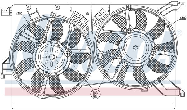 Ventilatoren Nissens Ventilator Fiat Croma 05-