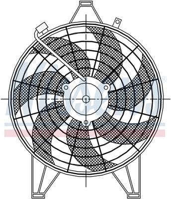 Ventilatoren Nissens Ventilator Kia Carnival AC-Fan 01-