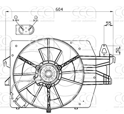 Ventilatoren Nissens Ventilator Ford Escort 1.8 D-TD 90-99