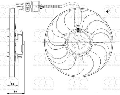 Ventilatoren Nissens Ventilator VW Golf IV 97-