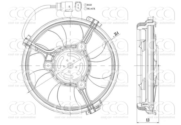 Ventilatoren Nissens Ventilator Audi A6 97-