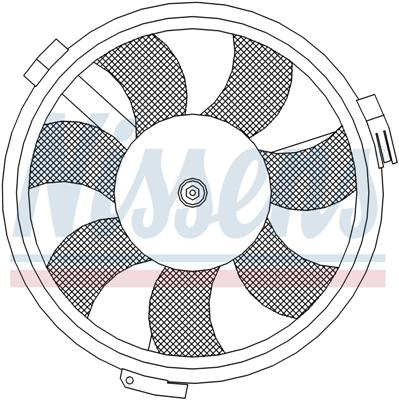 Ventilatoren Nissens Ventilator Audi A6 97-