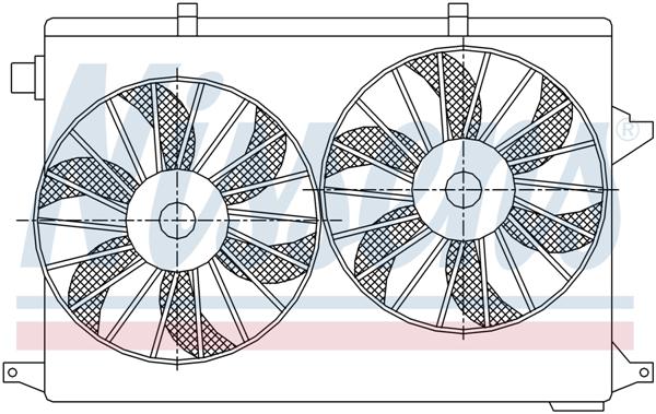 Ventilatoren Nissens Ventilator Alfa Romeo 159 05-