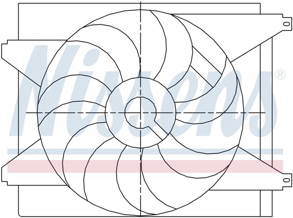 Ventilatoren Nissens Ventilator Kia Cerato 04-
