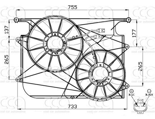 Ventilatoren Nissens Ventilator Opel Antara 2.0 D 06-
