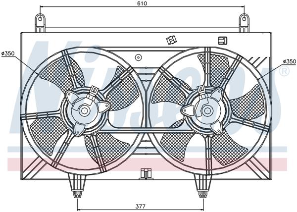 Ventilatoren Nissens Ventilator Infiniti FX35 03-