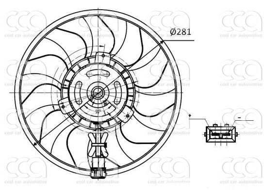 Ventilatoren Nissens Ventilator VW-Transporter 90-