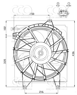 Ventilatoren Nissens Ventilator Hyundai Coupe 96-02