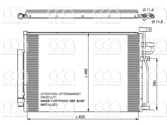 Condensors Nissens Condenser Opel Antara 2.4-3.2 06-