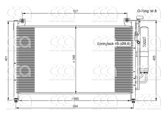 Condensors Nissens Condenser Mazda 2 07-
