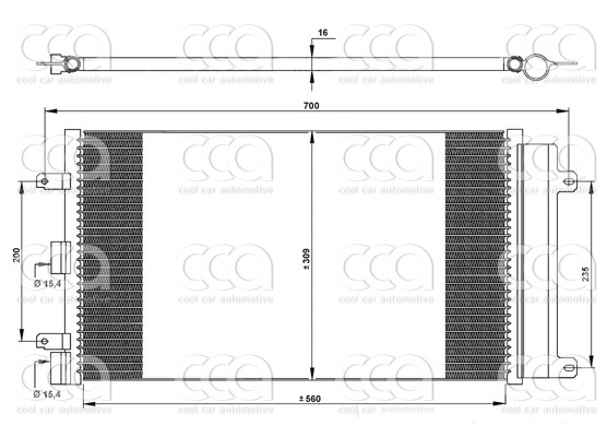 Condensors Nissens Condenser Fiat Doblo 01-