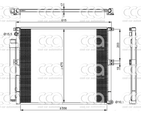 Condensors Nissens Condenser Toyota Landcruiser 02-