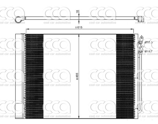 Condensors Nissens Condenser BMW 7 serie F01-F02 08-