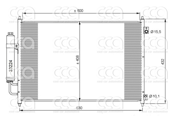 Condensors Nissens Condenser Nissan X-Trail T31 07-