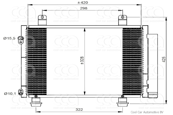 Condensors Nissens Condenser Opel Agila 1.3 D 07-