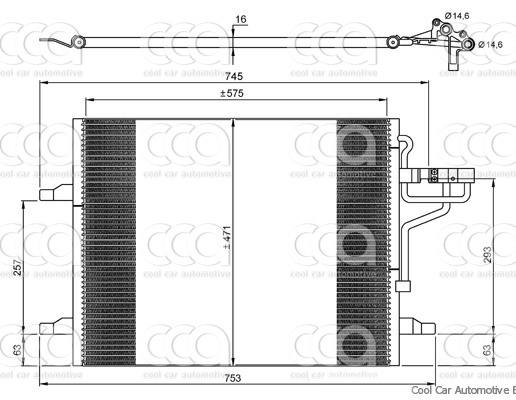 Condensors Nissens Condenser Ford Kuga 07-
