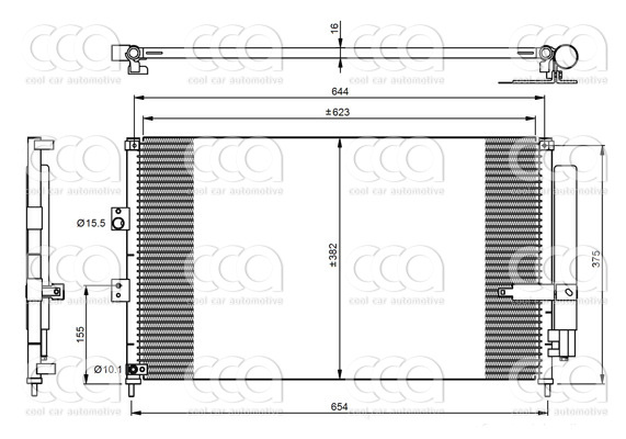 Condensors Nissens Condenser Honda Civic 1.3 Hybrid 06-