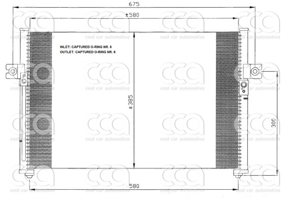 Condensors Nissens Condenser Hyundai H200