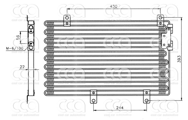 Condensors Nissens Condenser Alfa 145-155