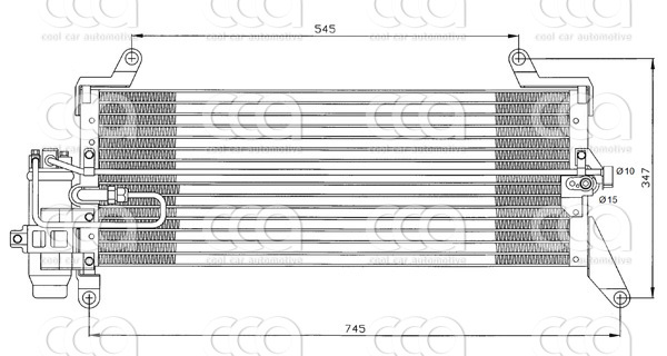 Condensors Nissens Condenser Fiat Punto 55-60-75 95-