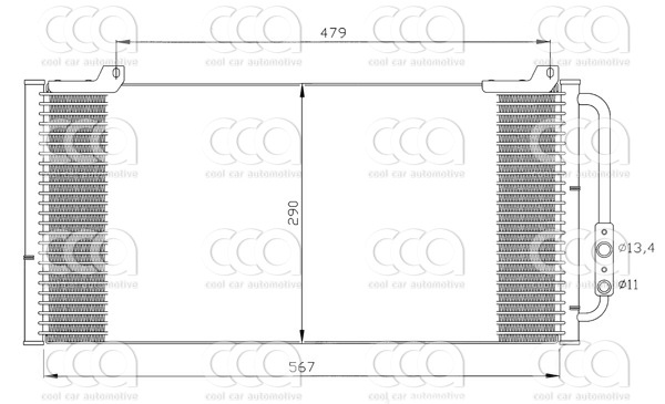 Condensors Nissens Condenser MG  ZR / Express