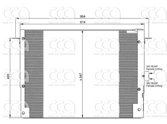 Condensors Nissens Condenser Range Rover 94-