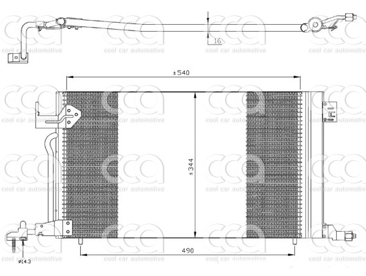 Condensors Nissens Condenser Citroen Xsara 97-