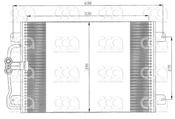Condensors Nissens Condenser Renault Megane 98-
