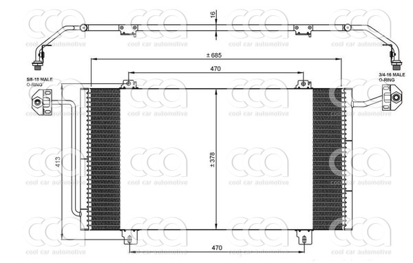 Condensors Nissens Condenser Renault Master II 2.8 TDI 97-