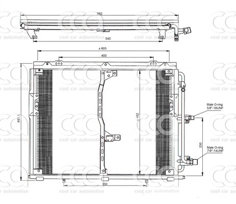 Condensors Nissens Condenser Mercedes W140