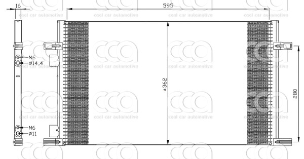 Condensors Nissens Condenser Renault Laguna 98-