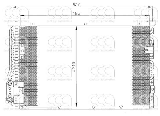 Condensors Nissens Condenser BMW E36 325 TDS
