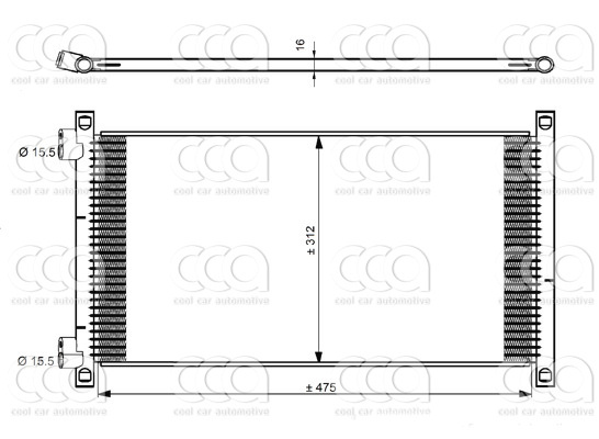 Condensors Nissens Condenser Fiat Punto 1.8-1.9 JTD 99-