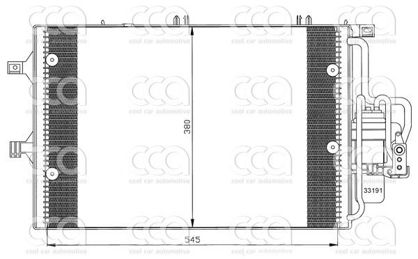 Condensors Nissens Condenser Opel Corsa 1.7 D 00-