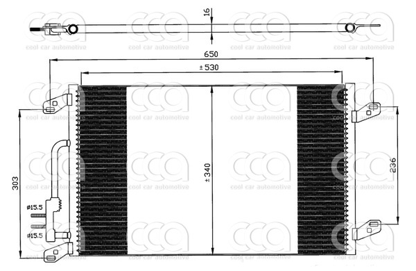 Condensors Nissens Condenser Lancia Lybra 99-
